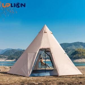 Uplion Waterproof Cotton Canvas Bell Tent Outdoor Double Layer Camping Tents