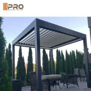 Motorized Exterior Aluminum Louver Roof for Garden Party