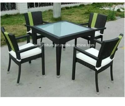 Rattan Furniture Garden Dining Table and 4 PCS Chair (807GP)