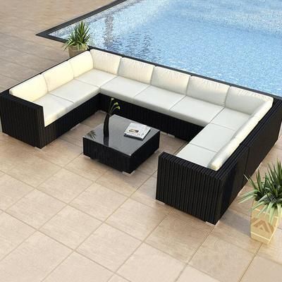 Outdoor Rattan Sofa Combination Living Room Outdoor Rattan Sofa