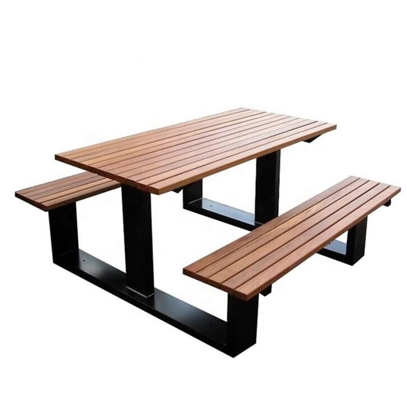 Wholesales Outdoor Furniture Wooden Park Tables with Bench