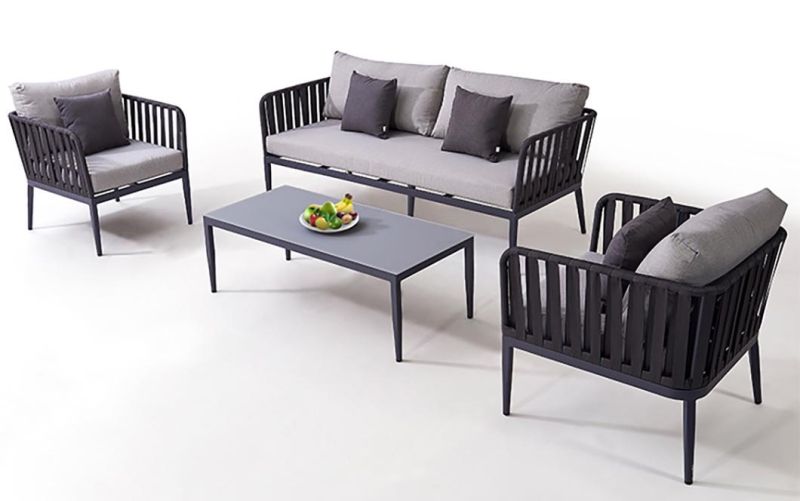Modern Leisure Garden Outdoor Furniture Combination Set Aluminum Sofa Wholesale