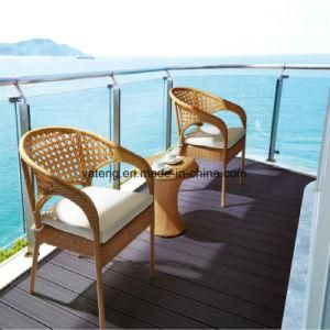 New Design Waterproof PE Rattan Patio Outdoor Furniture with Coffee Table Set