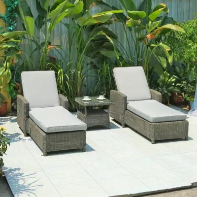 Top Glory Modern Outdoor Garden Patio Hotel Resort Villa Rope Beach Chair Sun Lounger Daybed Sunbed