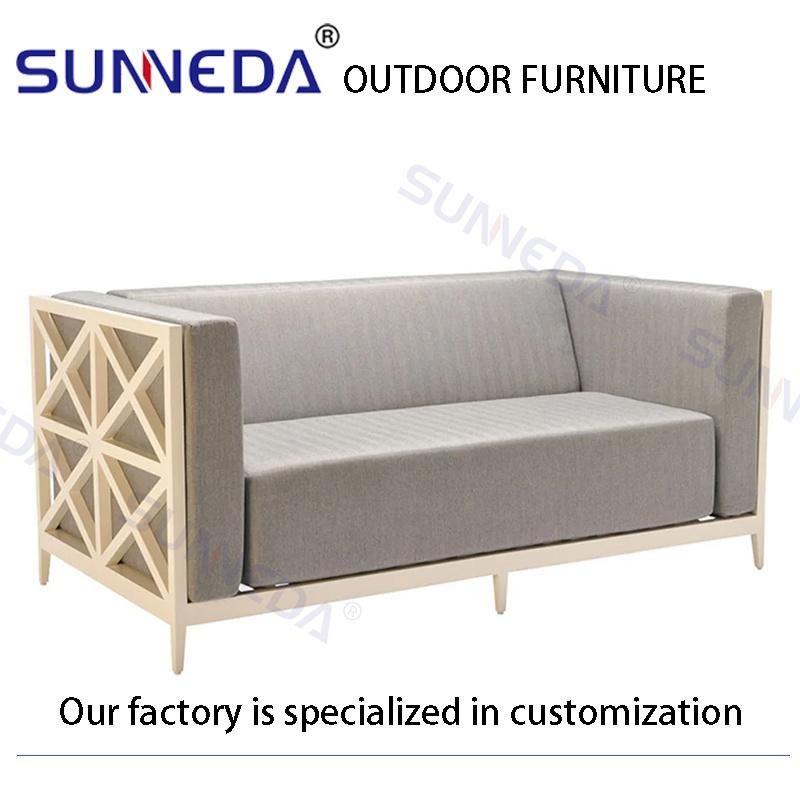 Sunneda Hot Selling Courtyard Cheap Durable Picnic Garden Sofa Set