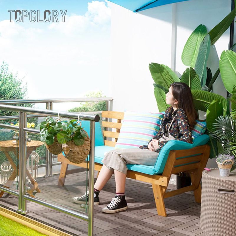 Good Quality Hot Sale Modern Garden Outdoor Furniture Wooden Sofa