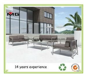 Water Repellant Garden Furniture Outdoor Sofa Set with Metal Legs