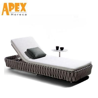 Outdoor Swimming Pool Folding Lounge Sunbed Furniture Sun Lounger