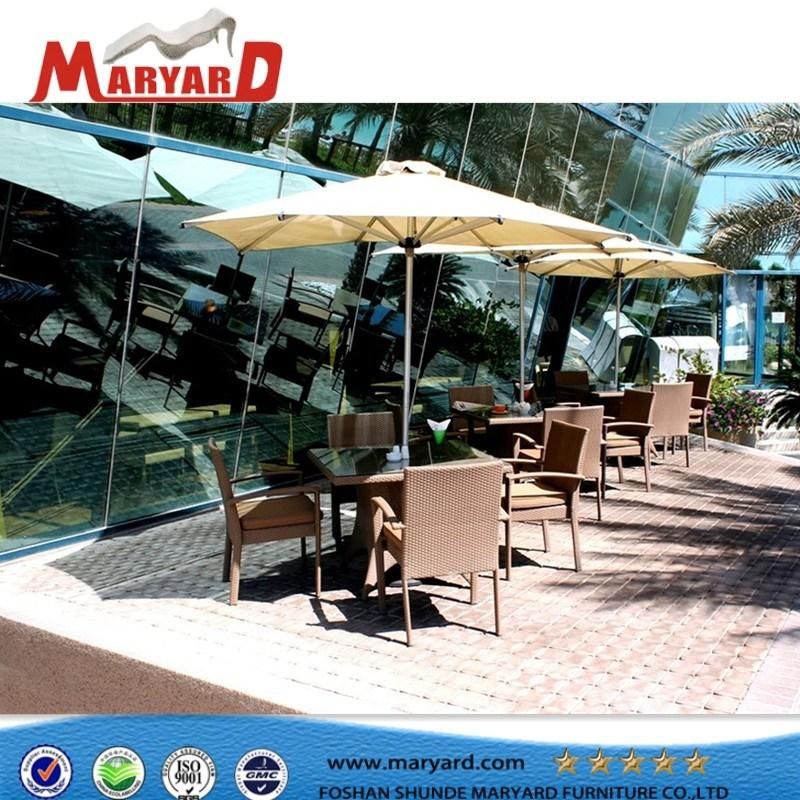 Outdoor Furniture Rattan Wicker Garden Dining Chair for Cafe Restaurant