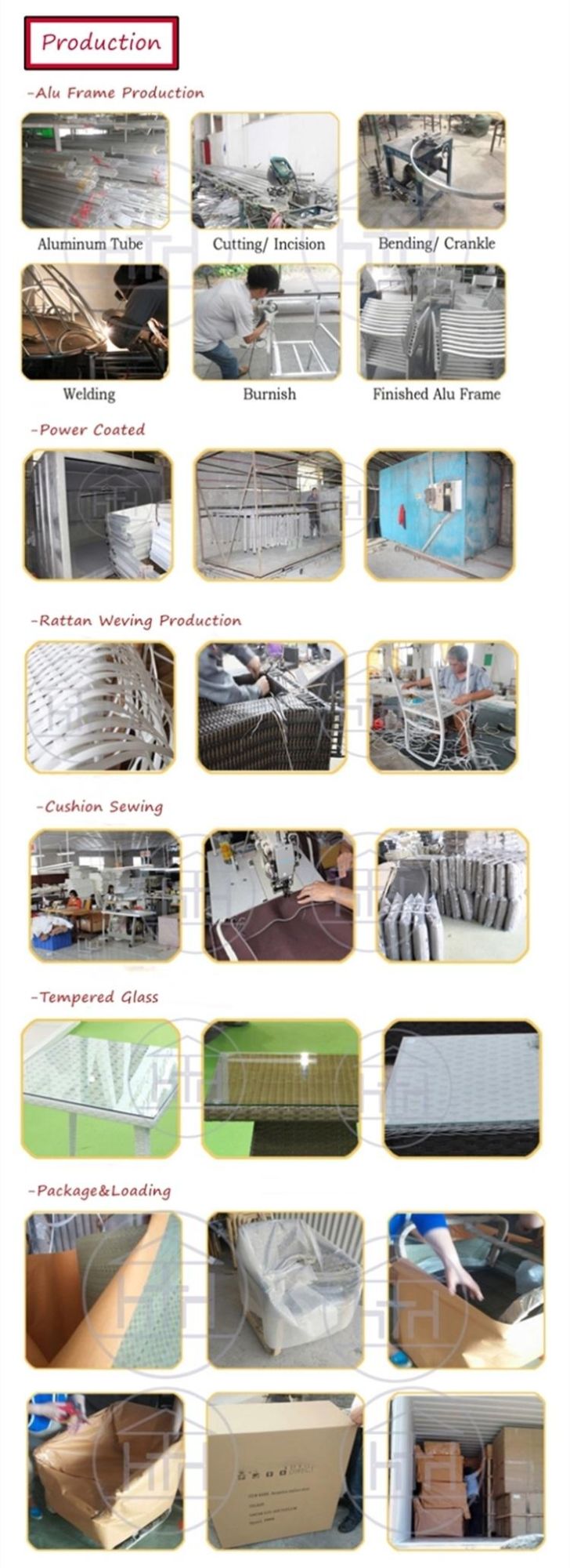 China Modern Designs Comfortable Patio Garden Aluminium Contemporary Sofa Set Fabric Outdoor Sectional Sofas