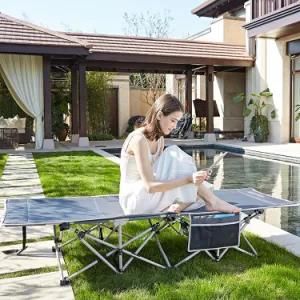 Portable Metal Tube Bed Military Folding Camping Cot