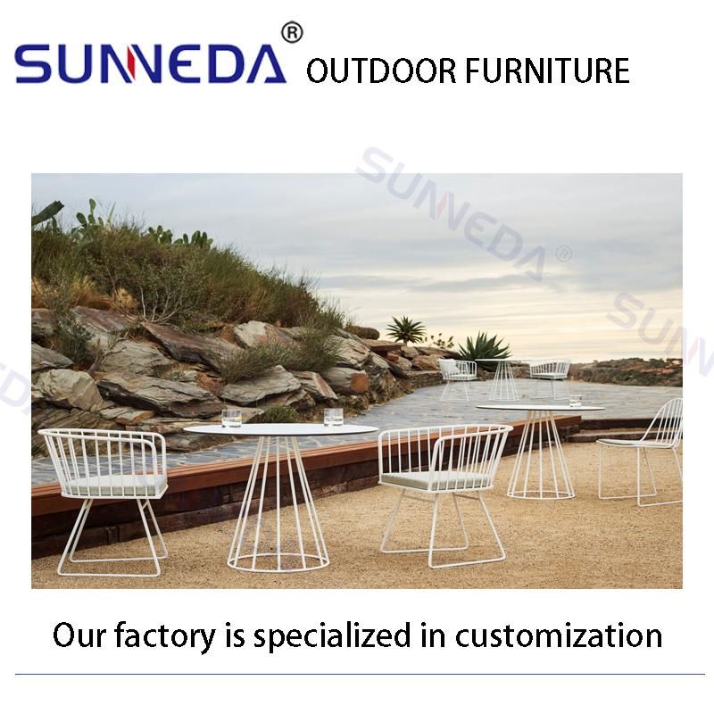Luxury Home Modern Furniture Patio Aluminum Sectional Recliner