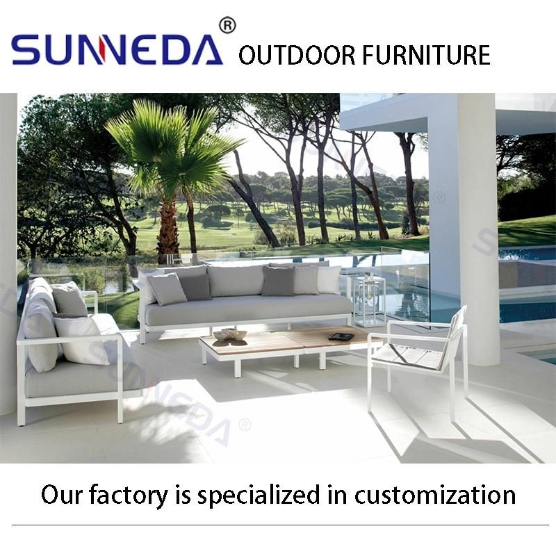 Factory Directly Sell Good Quality Hotsale Aluminium Alloy Metal Outdoor Sofa Set