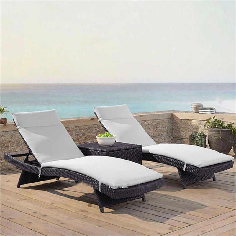 Outdoor Furniture Beach Chair Chaise Lounge Sun Lounger Daybed