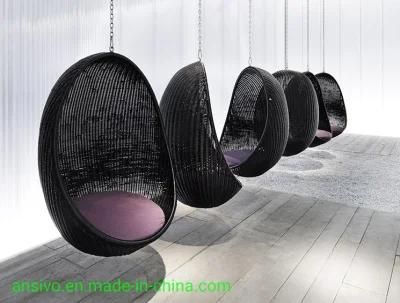 Bird&prime; S Nest Hanging Basket Rattan Chair Garden Swing Hanging Hanging Chair Egg-Shaped Single Outdoor Indoor Balcony Cradle Chair