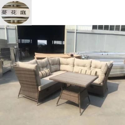 Wholesale Garden Home Dining Set Garden Furniture Rattan Table and Chair Outdoor Furniture