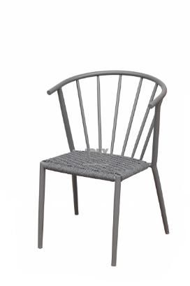UV Resistant Outdoor Garden Aluminium Rattan Wicker Stacking Coffee Chair
