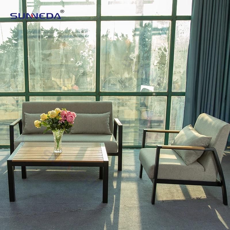Leisure Outdoor Sofa Set with Durable Aluminium Frame