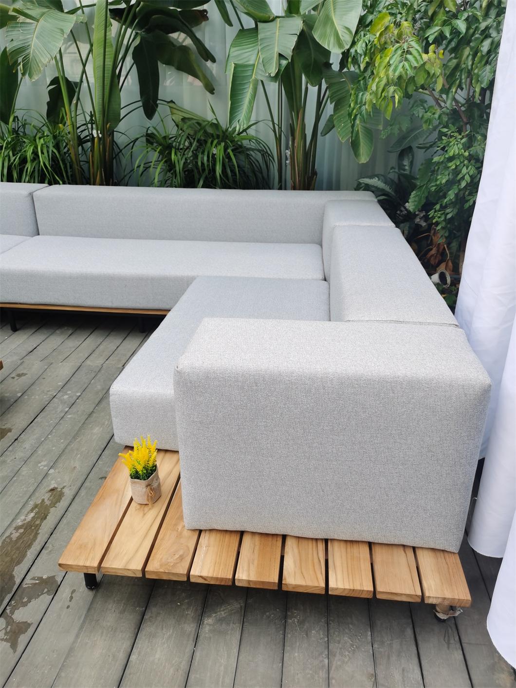 New Style Wooden Garden Outdoor Patio Outdoor Wooden Furniture Sofa