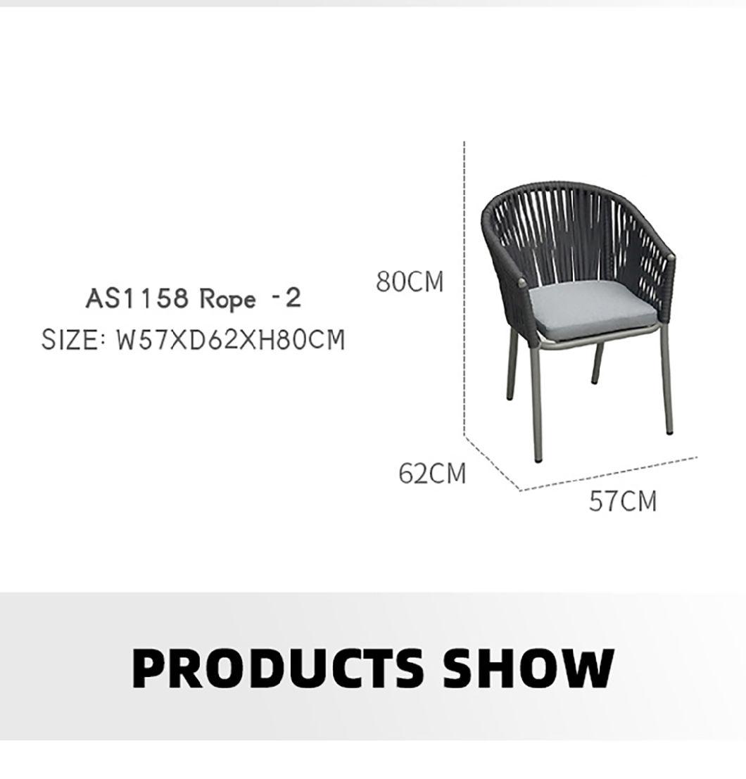 Modern Outdoor Furniture Garden Woven Chair Patio Dining Chair Wholesale