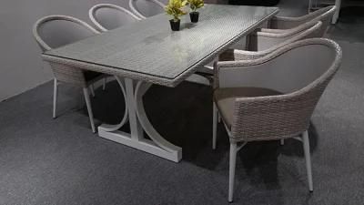 New Patio Chair and Table Set Outdoor Wicker Dining Chairs