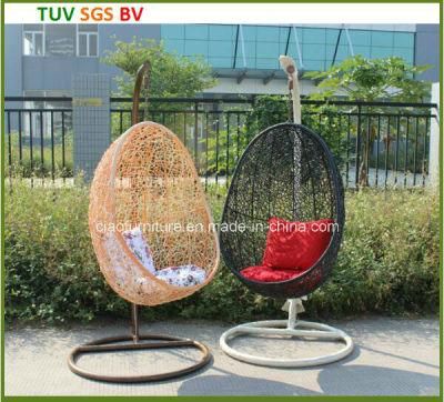 H- Outdoor Garden Swing Wicker Chair for SGS, BV, TUV