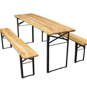 Wooden Garden Table and Bench Set