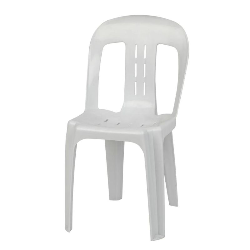Factory Provide Directly Modern Stackable White Plastic Chair