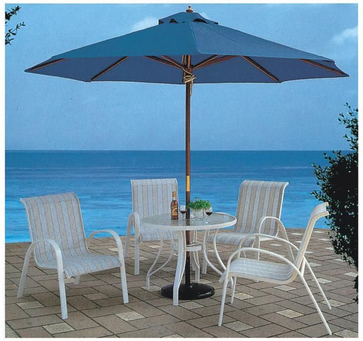 Hot Selling Folding Outdoor Umbrella, Multiple Color Garden Patio Umbrella, Table Umbrella with or Without Base