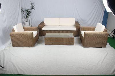 Synthetic Rattan Outdoor Sofa New Style All Weather Outdoor Sofa for Hotel