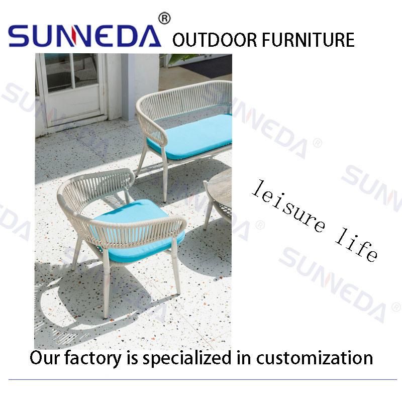 Rattan Woven Waterproof Outdoor Modern Leisure Garden Sofa Furniture