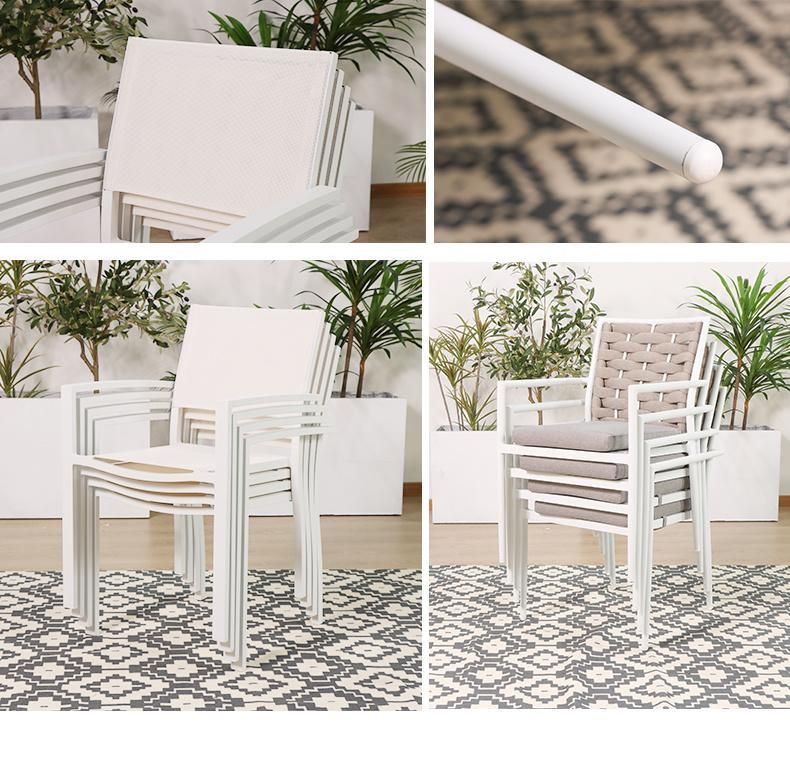 China Modern Extendable Outdoor Table and Chairs Manufacturer Outdoor Dining Sets for 6 Garden Furniture