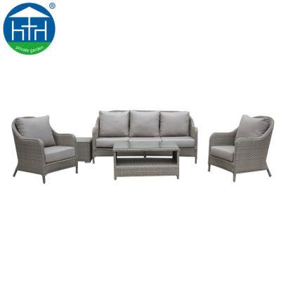 Leisure Design Garden Furniture Mixed Weaving PE Wicker Sofa Lounge Set