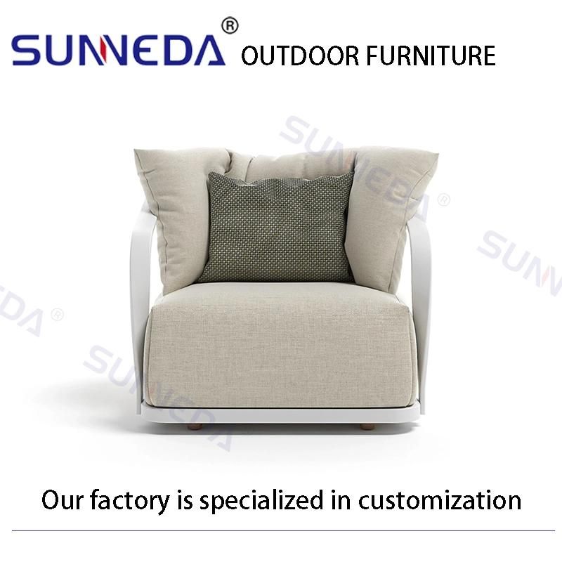 Exquisite Style Restaurants Cafe Minimalism Design Outdoor Furniture Set (Accept Customized)