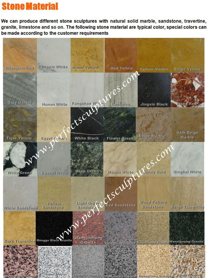 Carved Stone Marble Garden Chair for Garden Decoration (QTC073)