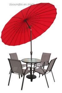 Alu Tilt and Crank Garden Outdoor Patio Umbrella