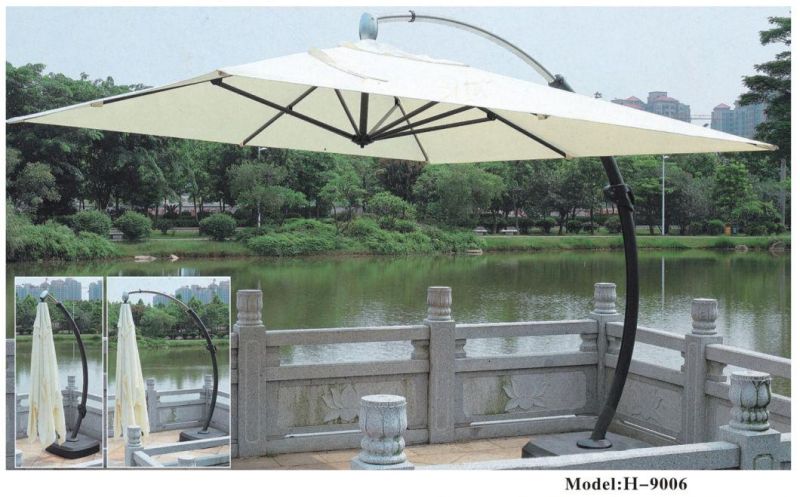 2.7 Meter Steel Iron Promotion Patio Sun Umbrella Garden Parasol Sunshade Outdoor Furniture Covers (without stone base)