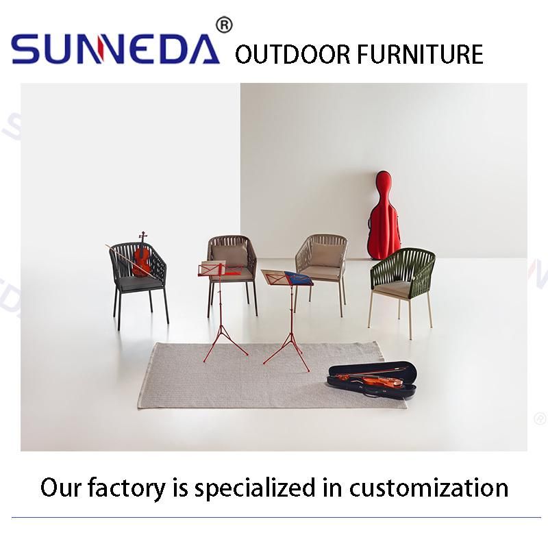 Metel Frame Chair Cofffe Table Set Outdoor Chair Garden Furniture