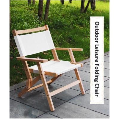 New Easy Folding Solid Wood Material Beech Wooden Chair