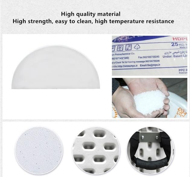 Wholesale Outdoor Furniture Portable Foldable HDPE Round Plastic Folding Table
