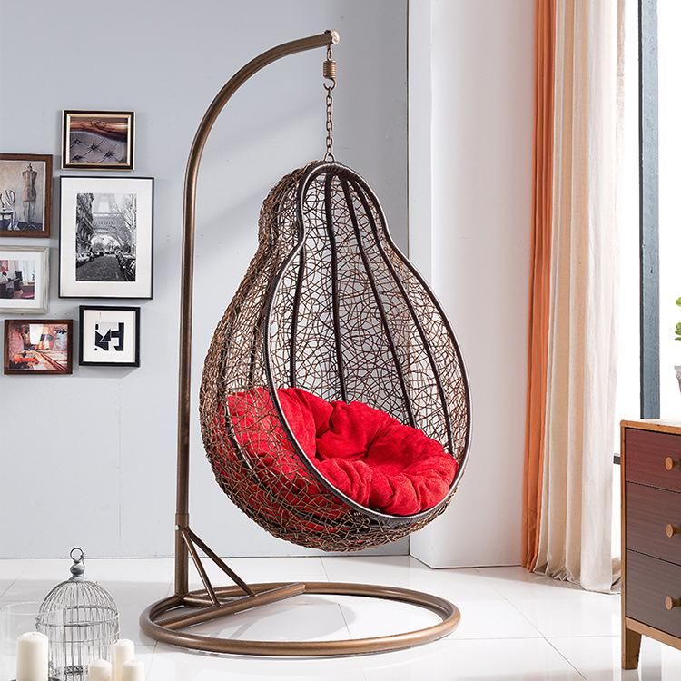Outdoor Patio Garden Hanging Swing Egg Wicker Rattan Swing Chair