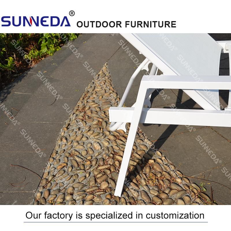 Sunneda Outdoor Garden Hotel Patio Resort Beach Furniture Aluminum Sofa Chair Lounge & Parasol