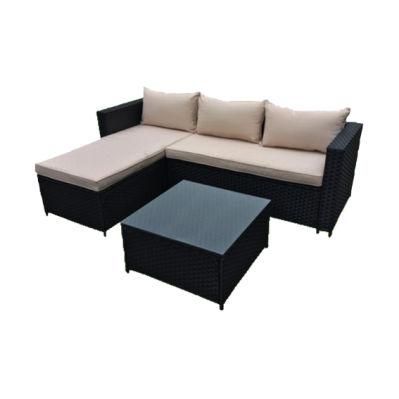 Hot Sale Garden Patio Cheap 3PCS Wicker Sofa Sets