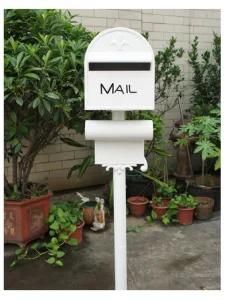 Jhc Galvanized Steel Metal Mailbox/ Residential Standing Letterbox for Package