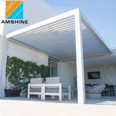 Garden Buildings Louver Roof Waterproof Sunshade Louvered Pergolas Aluminium Modern Pergola Struxure Outdoor Gazebo