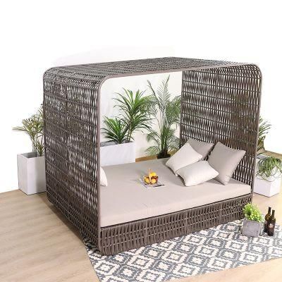 Modern Double Darwin Foshan Sun Lounger Bed Outdoor Daybed Canopy Pool Furniture New