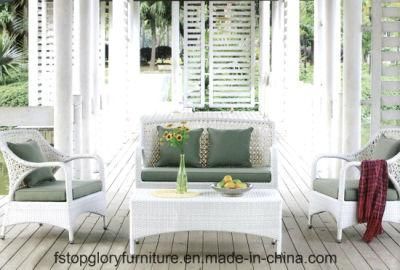 All Weather Aluminum Outdoor Garden Furniture Sofa Set for Hotel Dining with Cushion