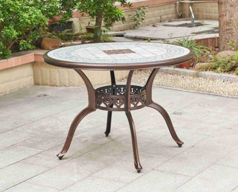 Factory Price Cast Aluminum Furniture Table