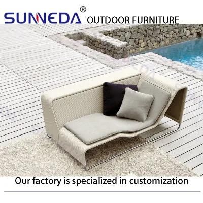 Modern Design Leisure Upholstery Outdoor Reclining Sofa with Software Cloth