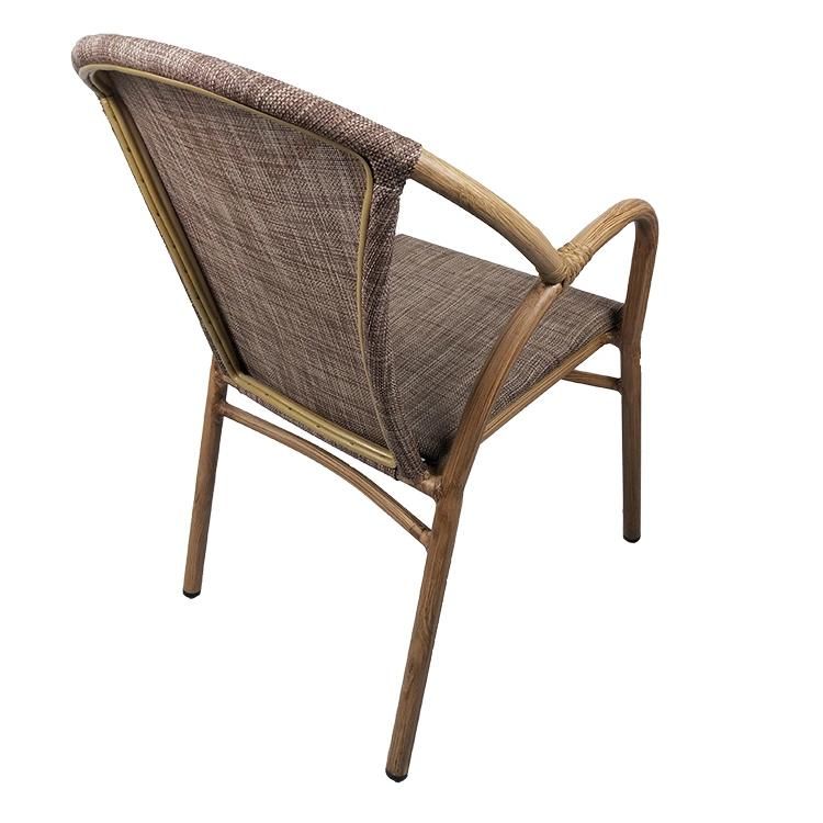 Wholesale Cheap Restaurant Used Restaurant Waterproof Quick Dry Textilene Bar Outdoor Chair